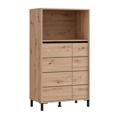 Витрина Marron 2K2V Pop 135 Artisan-matte Black 74X40X135СМ