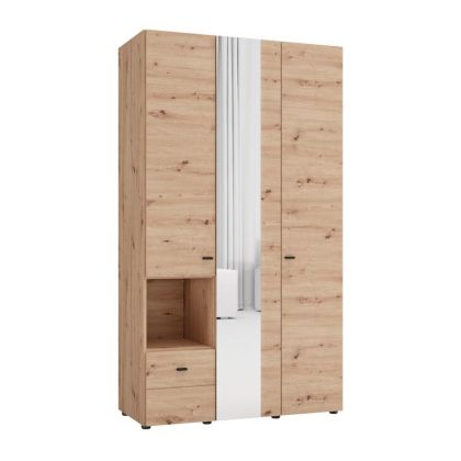 Wardrobe Campsie 3K1F1O H207 Artisan oak color 118X52X208CM