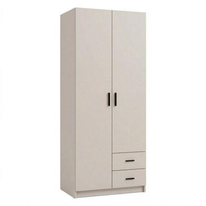Wardrobe Prime 2K Kf in cashmere color 80X52X205CM