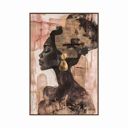 Canvas painting FL50308 beige-golden-brown 80X4X120CM