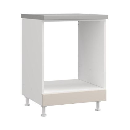 Кухненски шкаф Drina D60 Ur бяло-пясъчен гланцов цвят 60X55X82СМ