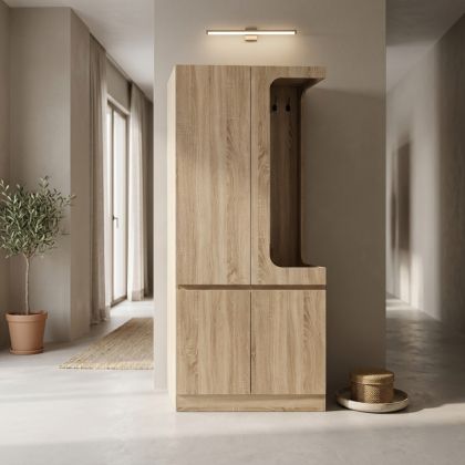 Hallway furniture Feby Sonoma 80X50X190CM