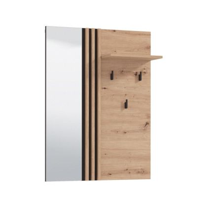 Hallway furniture Laval Og Civ Artisan oak - black color 76X21X102CM