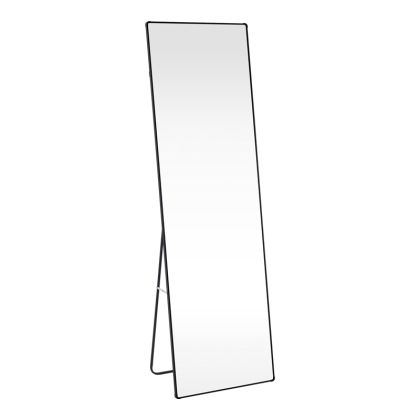 Mirror Moira, black aluminum, 50X28X160 cm