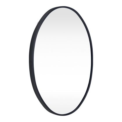 Mirror Nelia, black aluminum, 40X0.3X60CM