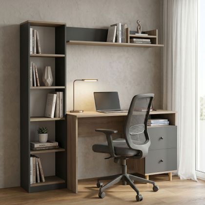 Офис модул Kontor Sonoma-anthacite 120X50X160СМ