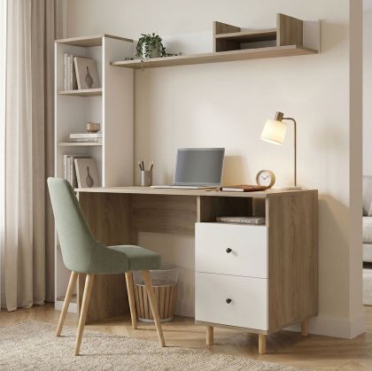Офис модул Kontor Sonoma-white 160X50X162СМ