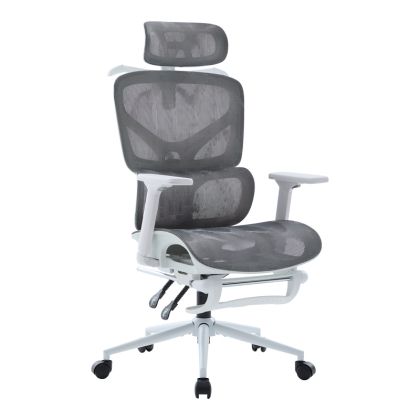 Office chair Vigo white, mesh gray, 52X70X118-124 cm