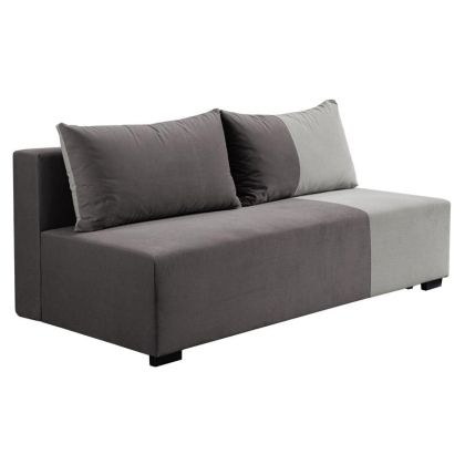 Sofa bed Mirello gray with light gray 198X95X81CM