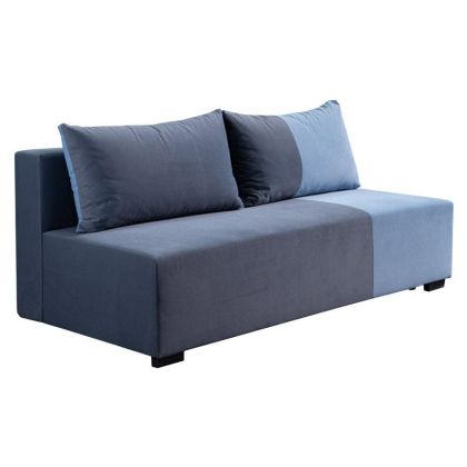 Sofa bed Mirello dark blue with blue 198X95X81CM