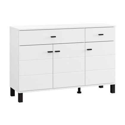 Chest of drawers 115 3K2F3V white color 116X35X78CM