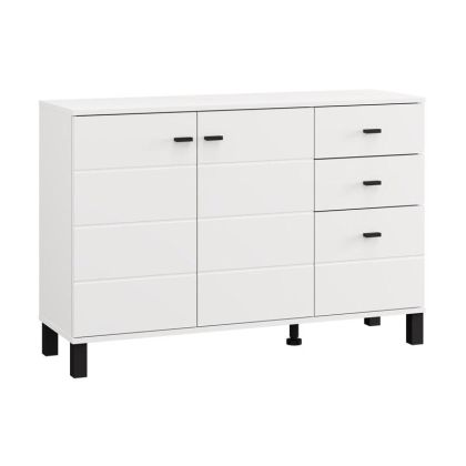Chest of drawers 115 3K3F2V white color 116X35X78CM