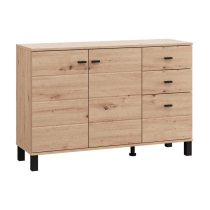 Chest of drawers 115 3K3F2V artisan oak color 116X35X78CM