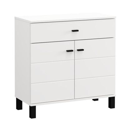 Chest of drawers 77 2K1F2V white color 77X35X78CM