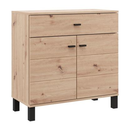 Chest of drawers 77 2K1F2V oak color Artisan 77X35X78CM