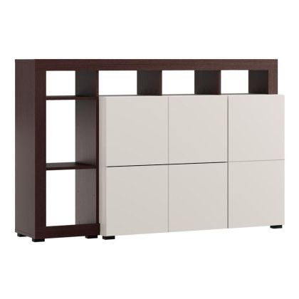 Скрин Argyll 154 3K2F1V оп кашмир с тъмен цвят дъб тейлър 155X40X100СМ