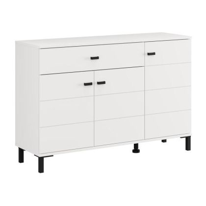 Chest of drawers Salamis 115 3K1F3V white color 116X35X78CM