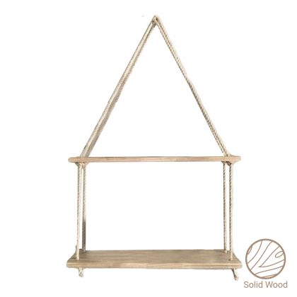 Wall shelf MARQ0UIS with solid wood tops 40X14X75CM