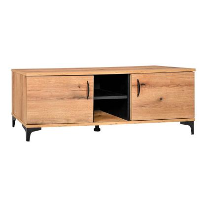 TV cabinet Alba Artisan oak - black 138X40X47CM