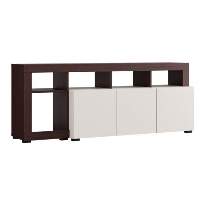 TV cabinet Argyll Tv 154 3K 1F1V Op cashmere with dark oak Taylor color 154X40X61CM