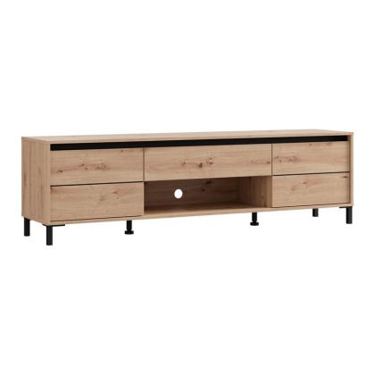 TV cabinet Marron Tv 183 3K1F2V Artisan-matte black 183X40X52CM