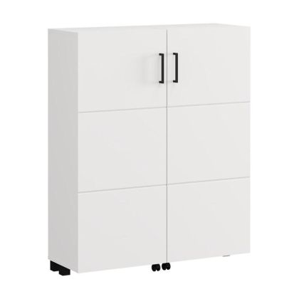 Шкаф за обувки Islay 91 2K H113 бял цвят 92X33X113СМ