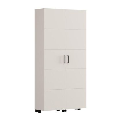 Шкаф за обувки Islay 91 2K H185 цвят кашмир 92X33X185СМ