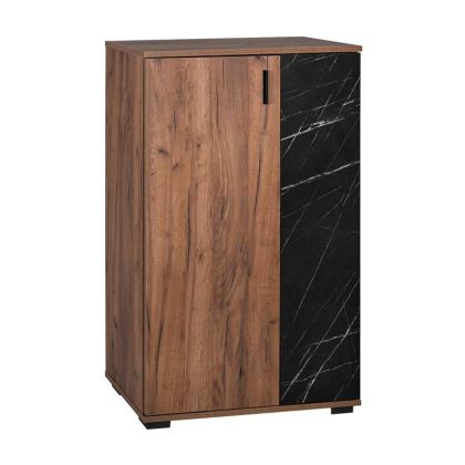 Valenor shoe cabinet evi - black marble color 69X34X120CM