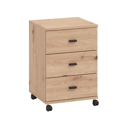 Cabinet with drawers, almond 38 3F Rs, Artisan color 39X35X56CM