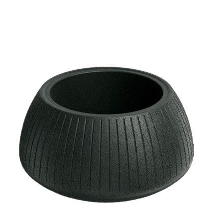 Coro Bowl Charcoal пластмасова кашпа 40X40X20СМ