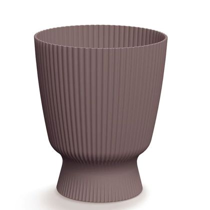 Milly Round Marsala пластмасова кашпа Ф22X26СМ