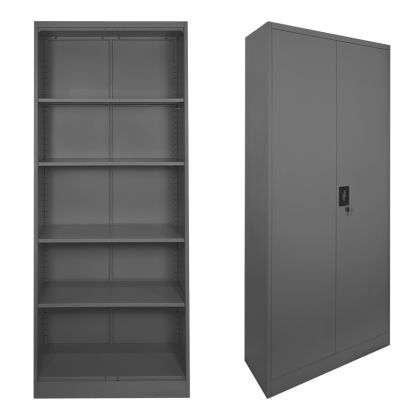 Метален гардероб Ugren антрацит 70x40x180см