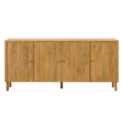 Дървен бюфет в светъл цвят 200X40X85СМ