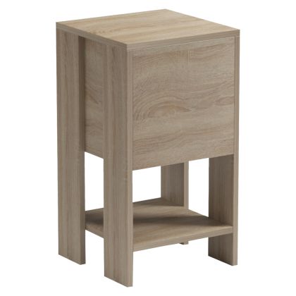 Bedside table Argus HM18378.01 melamine in sonam color 30X30X55WCM.