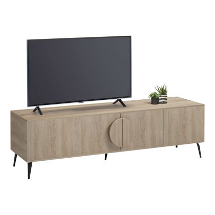 TV cabinet Savore HM18370.01 melamine Sonama 180Χ35.5Χ51HCM.