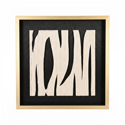 Картина FL721 черно-златно-бяло 70X70XСМ