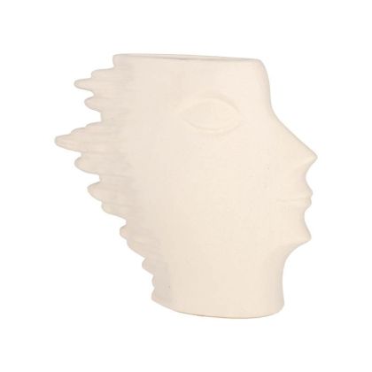 Ceramic flower pot FL5714 white color 26X5X22CM