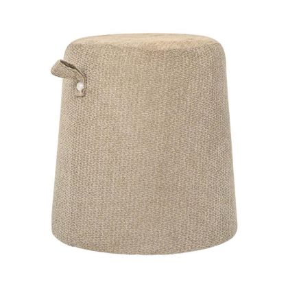 Round stool Orbis brown color 39X43CM