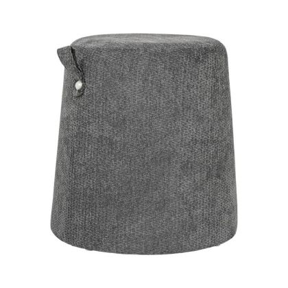 Round stool Orbis gray color 39X43CM