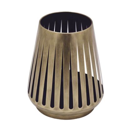 Metal lantern FL0236 gold 25X30CM