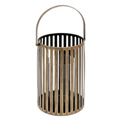 Metal lantern FL0264 gold 20X46CM