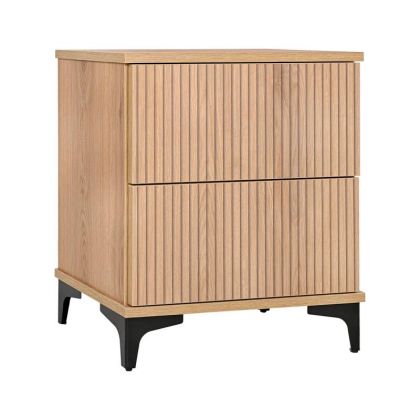Нощно шкафче Alicante натурален цвят канела дъб 50X34X59СМ