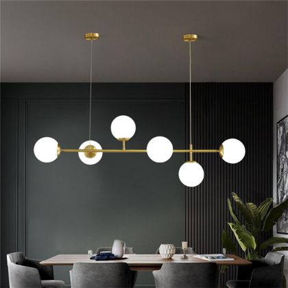 Полилей Bemfy led златиста метална 120x15x15см