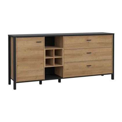 Скрин-бюфет от дъб Terrano Riviera 187X40X85СМ