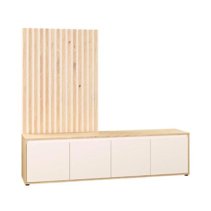 Тв шкаф Stonex Artisan Oak с пясъчен цвят 189X42X170СМ