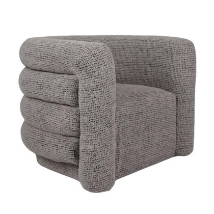 Armchair Fiora beige fabric 70X91X81CM