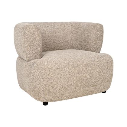 Haven armchair beige fabric 71X90X87CM