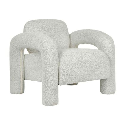 Snug Lounge armchair, cream fabric 75X85X80CM