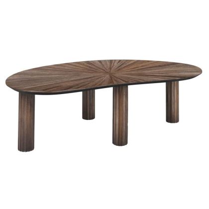 Coffee table Gaia brown color 111X68X36CM