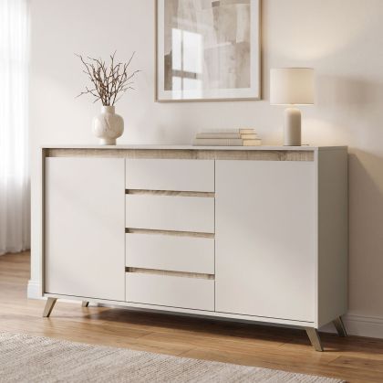 Бюфет Belka крем с дъб 155x45x93.7см